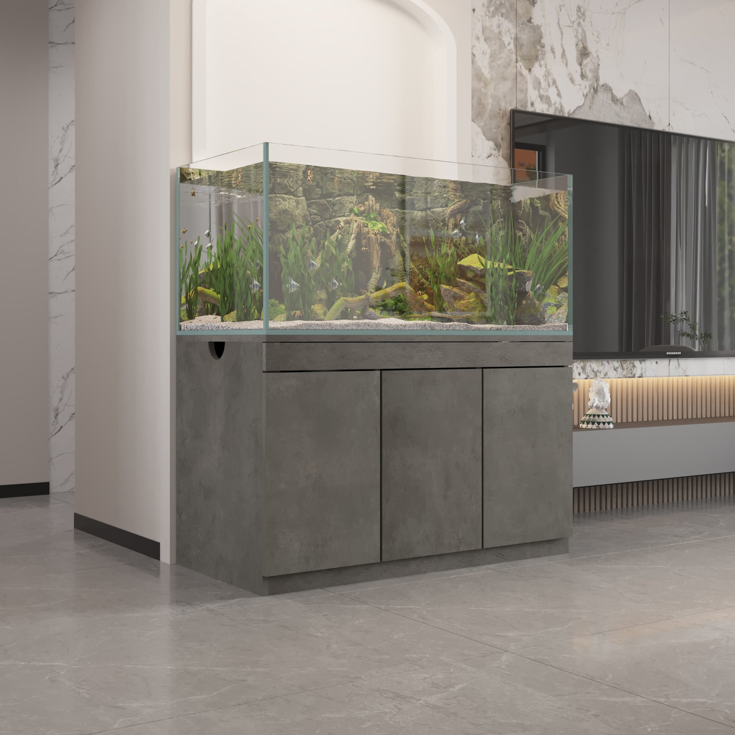FANTASY GARDEN-120 Rimless Fish tank 300L