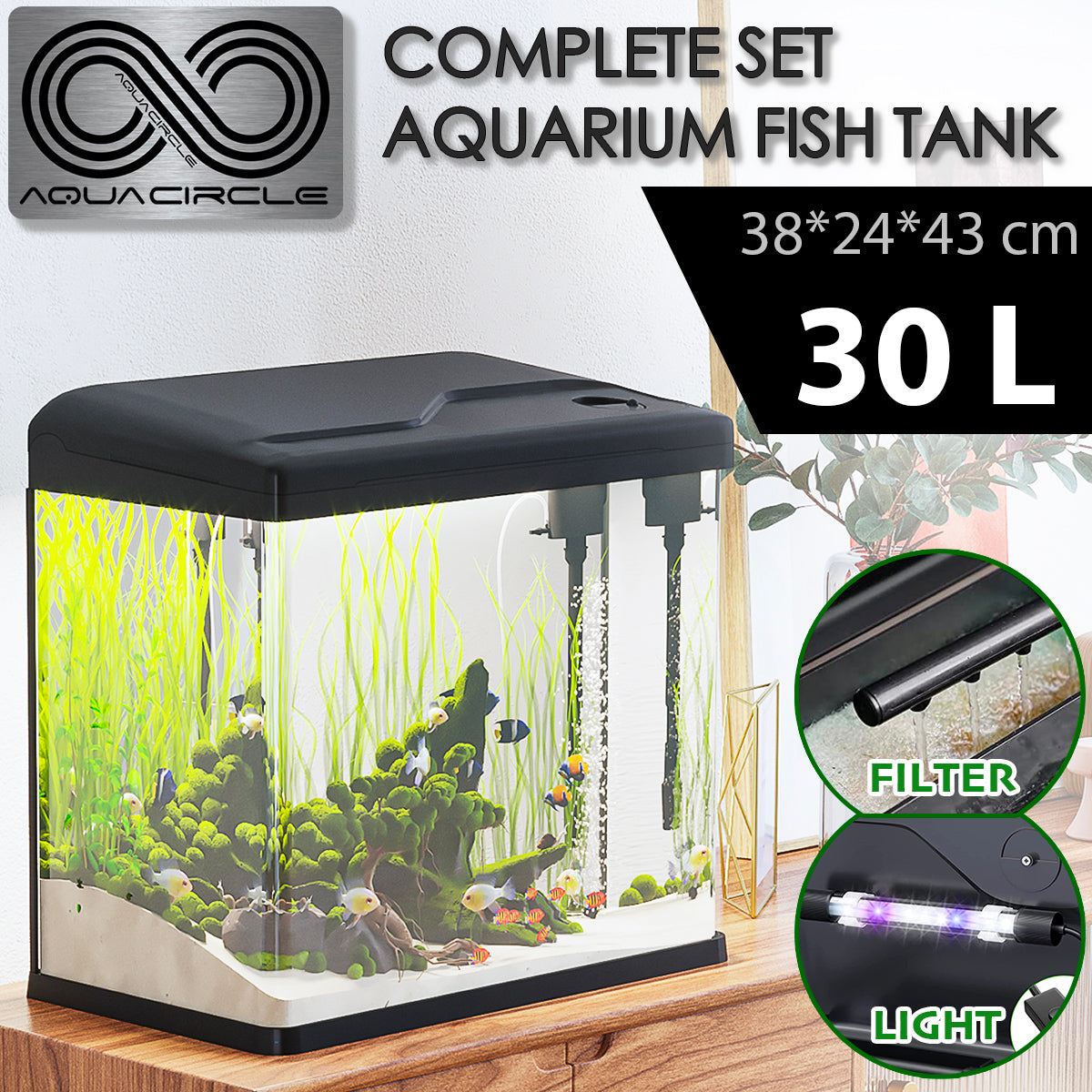 OTARU Series ALL-IN-1 Aquarium XS400